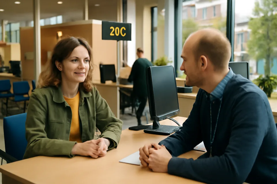 Norwegian story scene about møte med offentlige tjenester