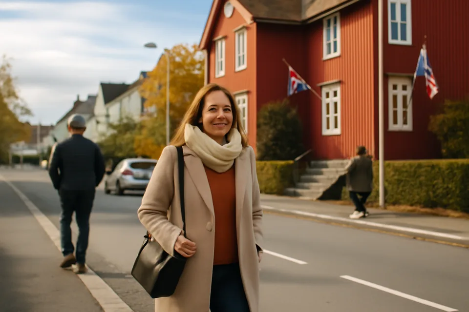 Norwegian story scene about trygghet i hverdagen