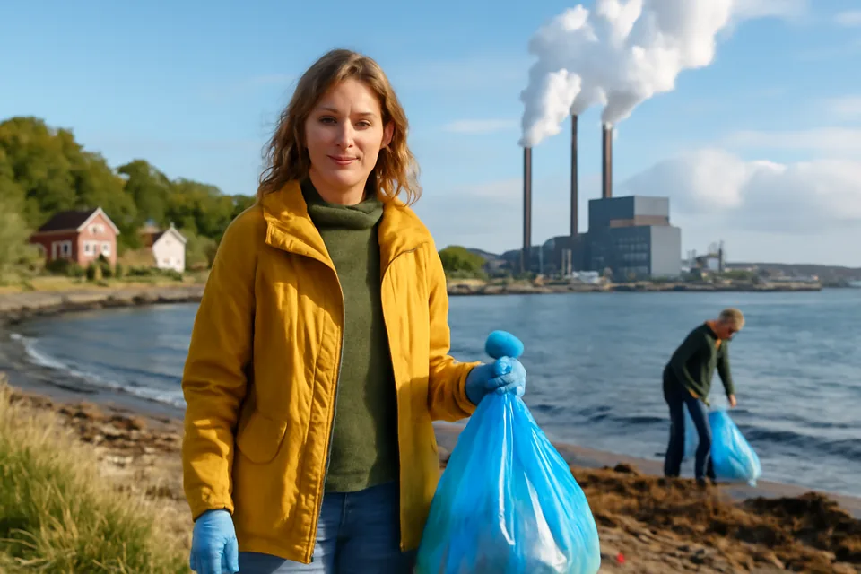 Norwegian story scene about klimaendringer og miljøvern