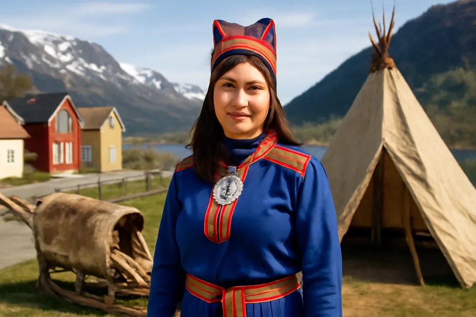 Norwegian story scene about samisk kultur og historie