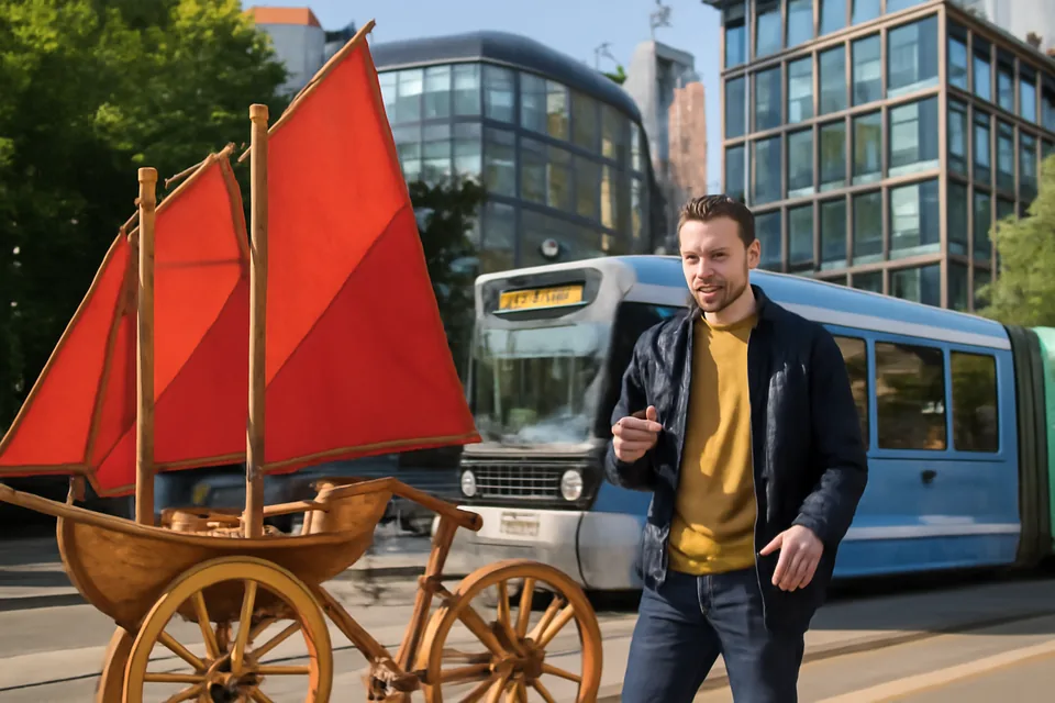 Norwegian story scene about norske oppfinnelser og innovasjon