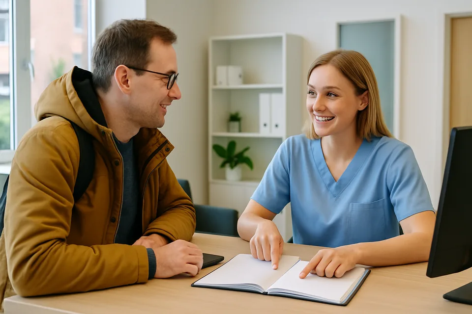 Norwegian conversation scenario: Booking an appointment