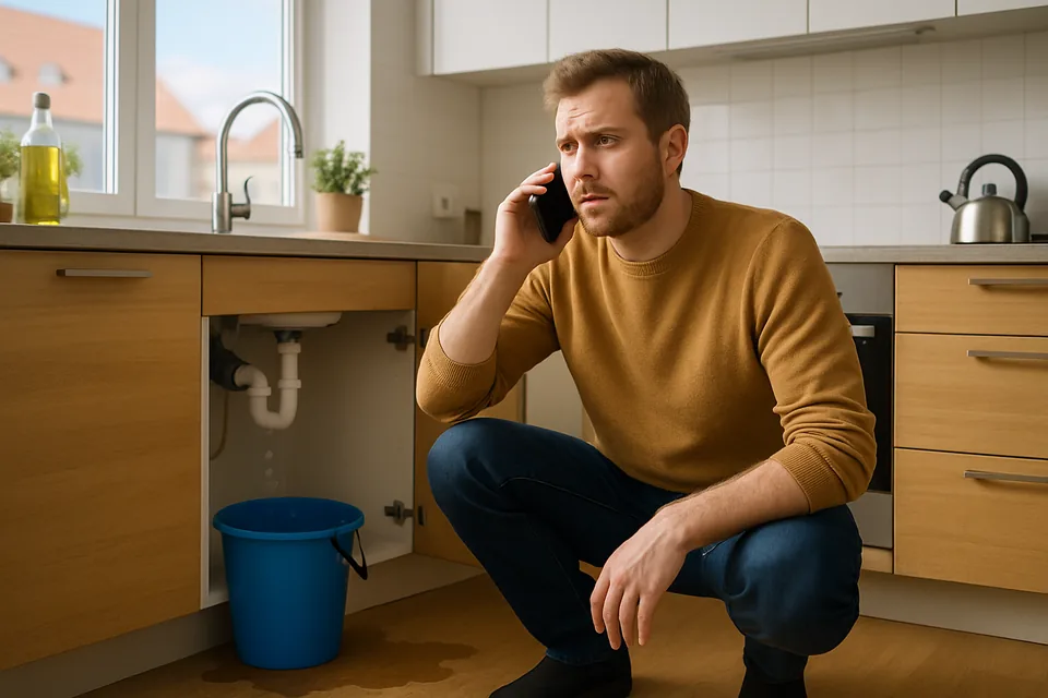 Norwegian conversation scenario: Calling a plumber