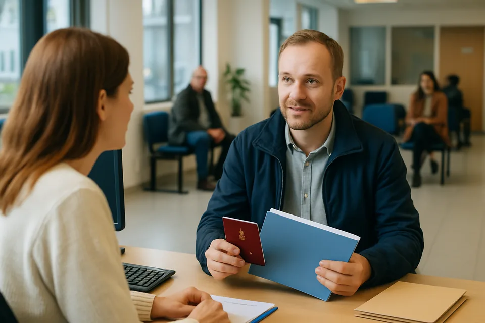 Norwegian conversation scenario: Immigration appointment