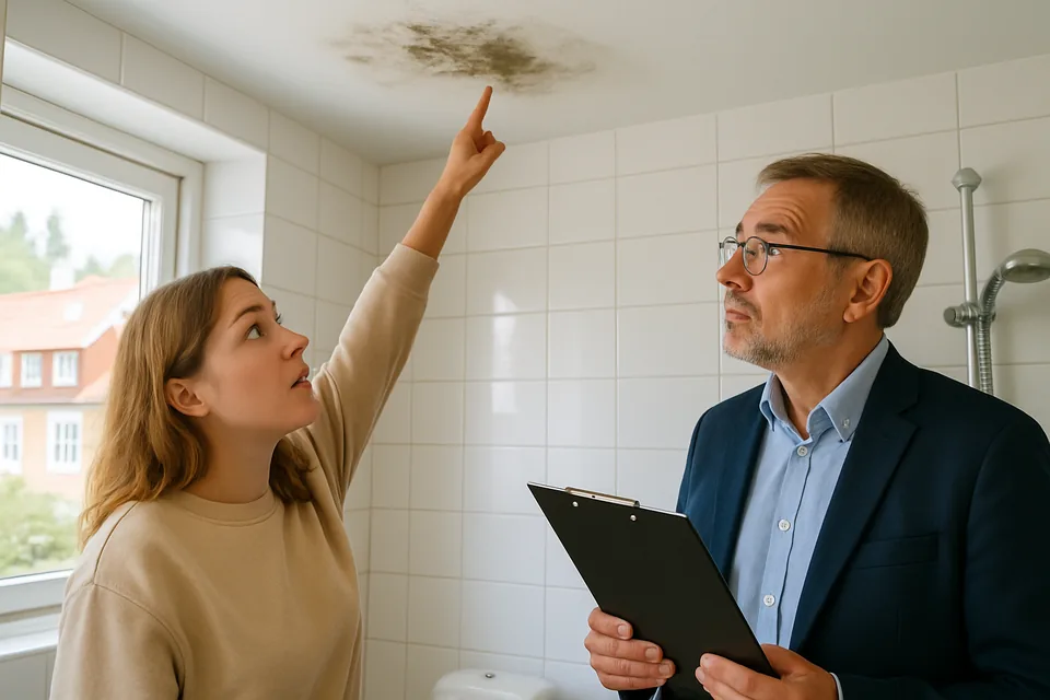 Norwegian conversation scenario: Landlord problem