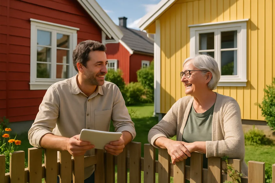 Norwegian conversation scenario: Chatting with neighbours