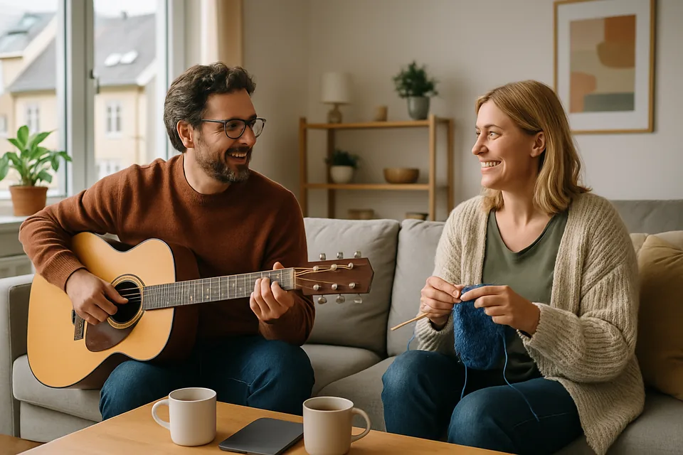 Norwegian conversation scenario: Talking about hobbies