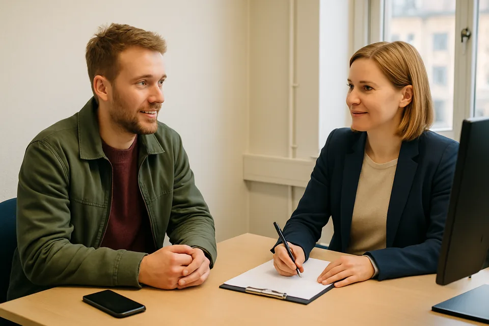 Norwegian conversation scenario: Talking to the municipality