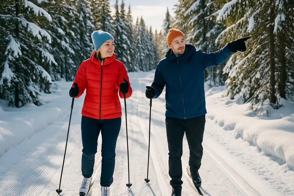 Norwegian conversation scenario: Winter sports